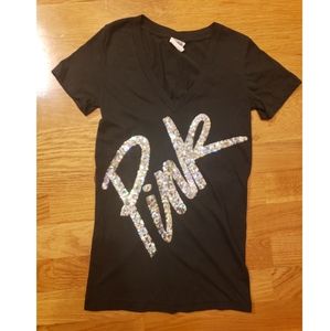 Pink Victoria's Secret Sequin Shirt
